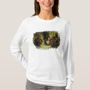 Luther predikar genom att använda hans t shirt