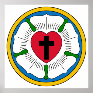 Luther Ro Lutheranism Martin Luther Poster