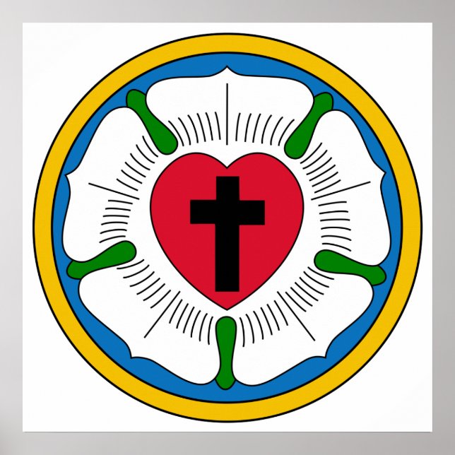 Luther Ro Lutheranism Martin Luther Poster (Framsidan)
