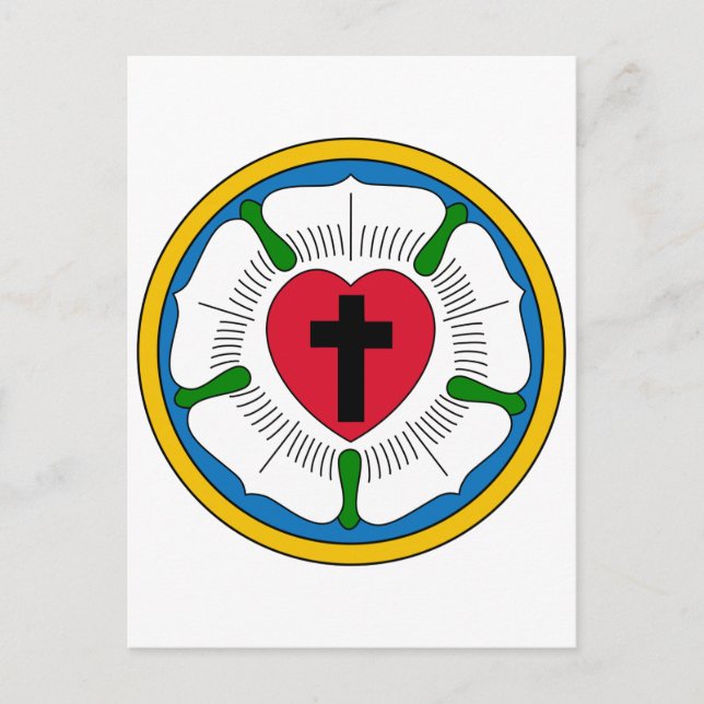 Luther Ro Lutheranism Martin Luther Vykort (Framsida)