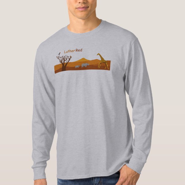 Luther röda "mommys favorit ", tee shirt (Framsida)