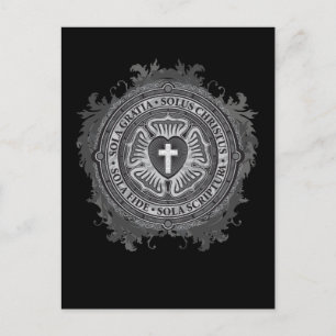 Luther rosa kristen Jesus "för KRISTNA GÅVOR" Lord Vykort