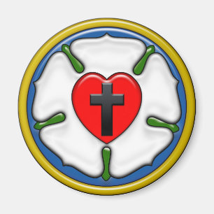 Luther rosa kylskåpmagnet magnet