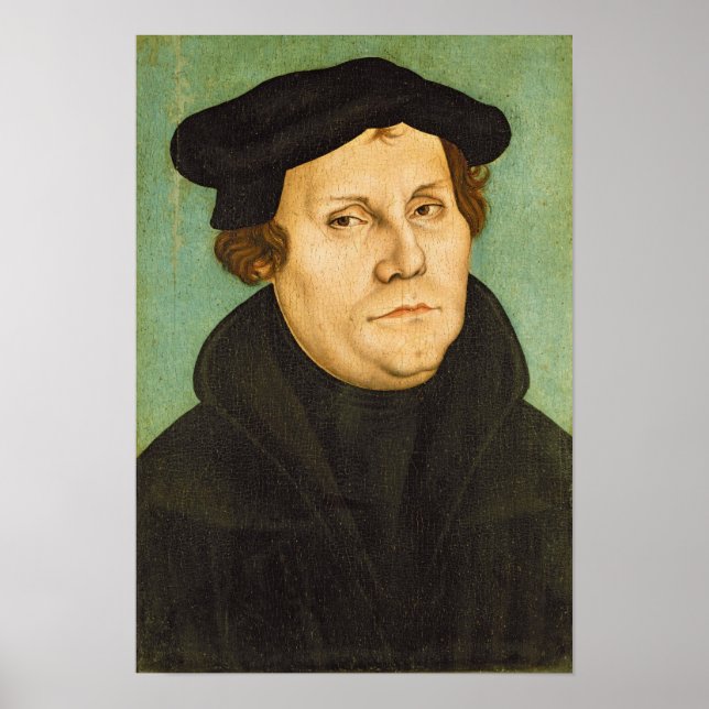 Luther som professor, 1529 poster (Framsidan)