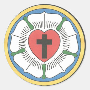 Lutheran Seal Runt Klistermärke