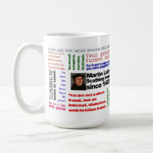 Lutheranförolämpningmuggen Kaffemugg