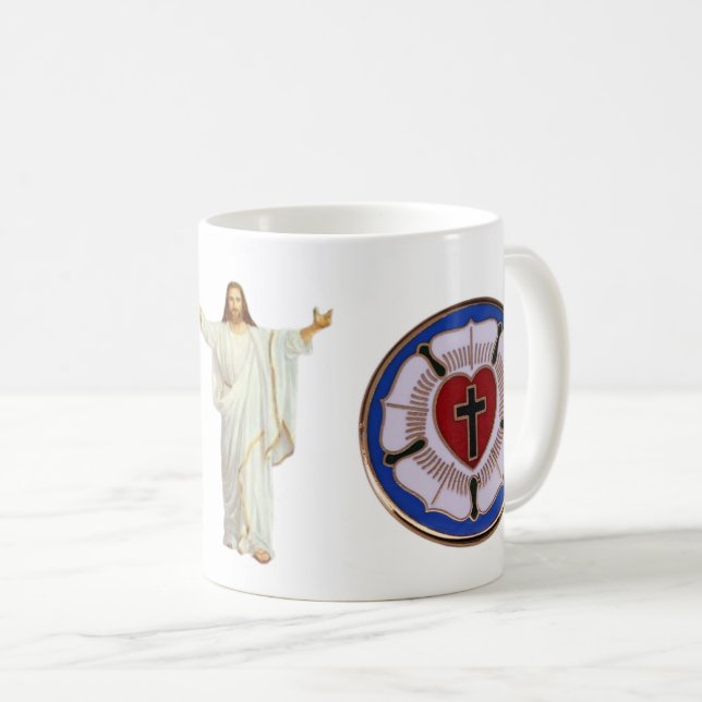 Lutheransk kyrka present kaffemugg (Framsida höger)
