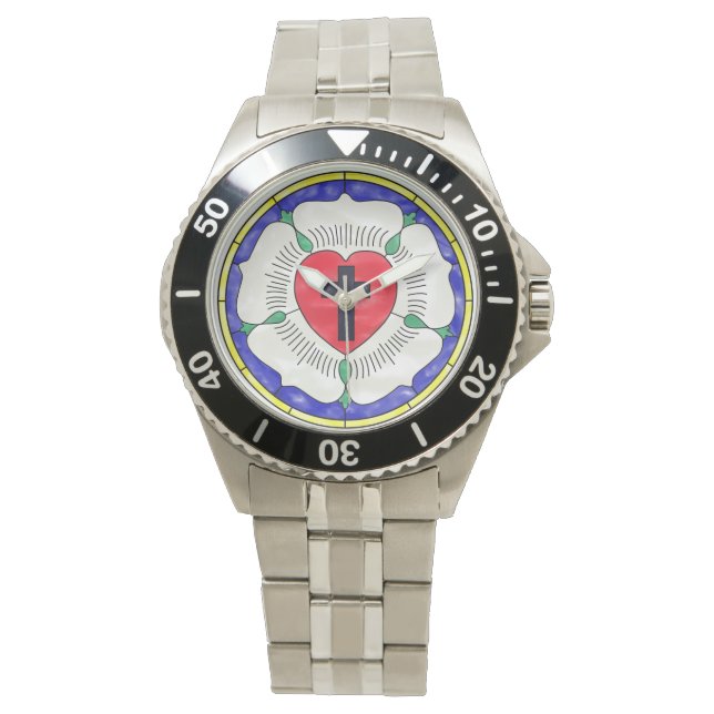 Lutherros Färgglastavla Armbandsur (Framsida)