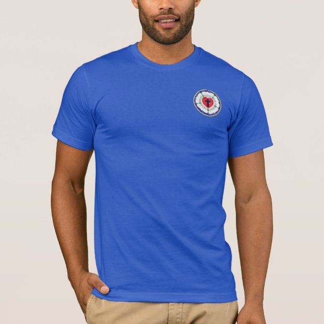 Lutherros Fönster med glasmålning T Shirt (Framsida)