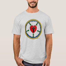 Lutherros Präglad look T Shirt