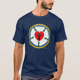 Lutherros Präglad look T Shirt