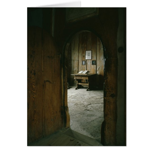 Lutherrummet i Wartburgs slott Hälsningskort (Framsidan)