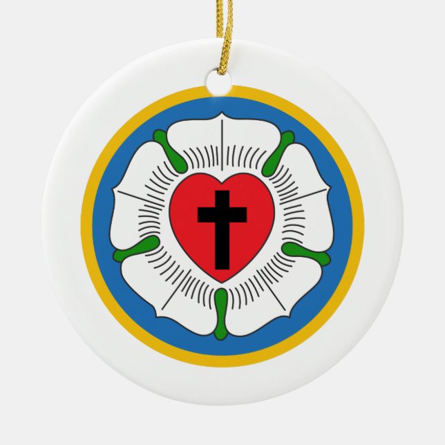 Luthers Ro Julgransprydnad Keramik (Framsidan)