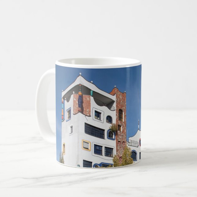 Lutherstadt Wittenberg Hundertwasser skolar Kaffemugg (Framsida vänster)