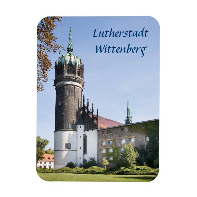 Lutherstadt Wittenberg Schlosskirche Magnet (Vertikal)