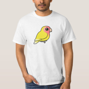 Lutino Persika-vände mot lovebirden Tee Shirt