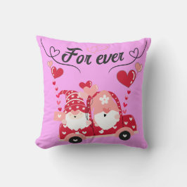 Lutins Amoureux For Ever 4 message d'amour rose Kudde