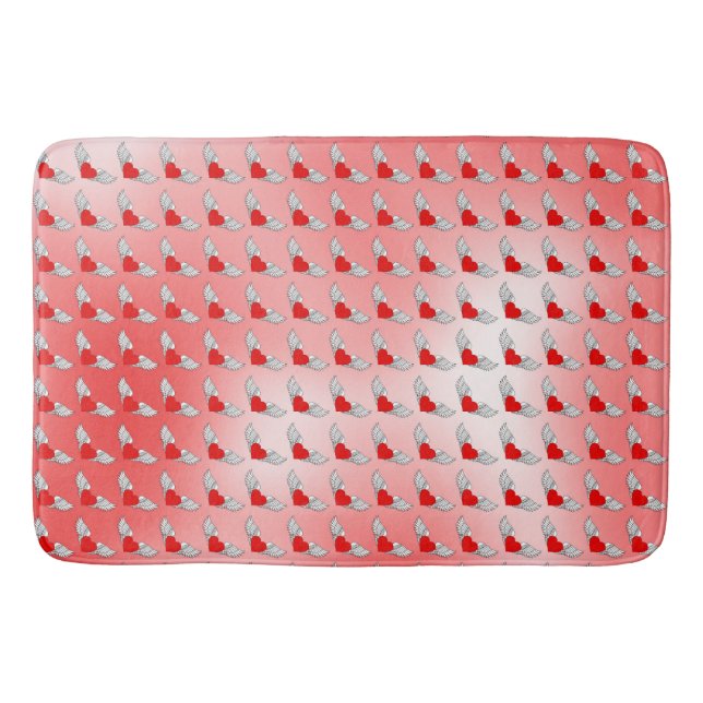 Lutning av flygande hörn badrumsmatta (Framsidan)