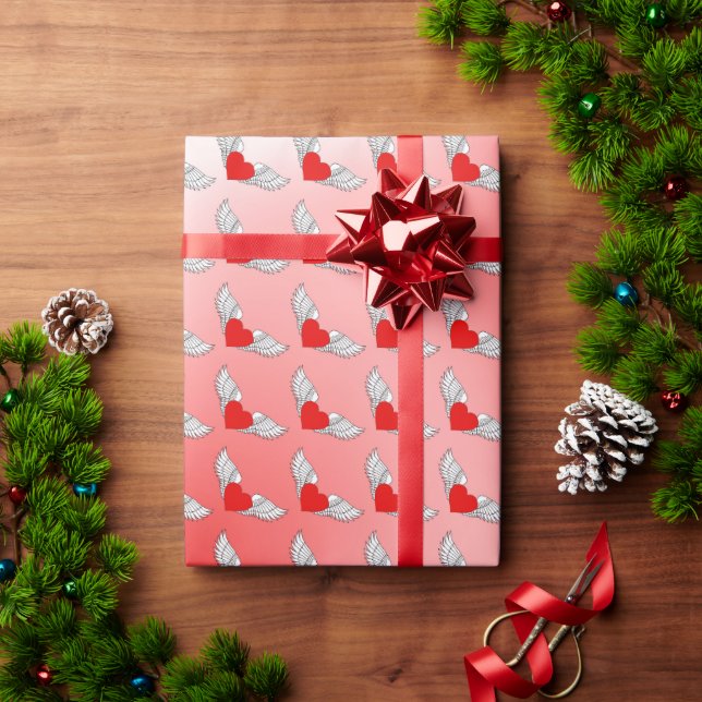 Lutning av flygande hörn presentpapper (Julgåva)