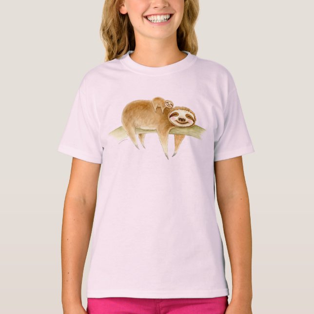 Lutning av stollig och söt baby-färgning t shirt (Framsida)