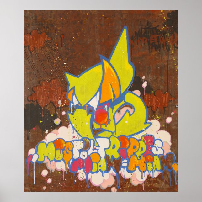 Lutning "Mis Tiltrippes" Tryck (Framsidan)