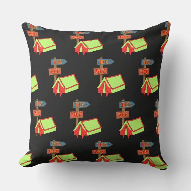 Lutningslinjer för personlig: Skapa Anpassningsbar Kudde (Framsida)