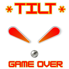 Lutningsspel över Pinball T Shirt