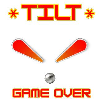 Lutningsspel över Pinball T Shirt