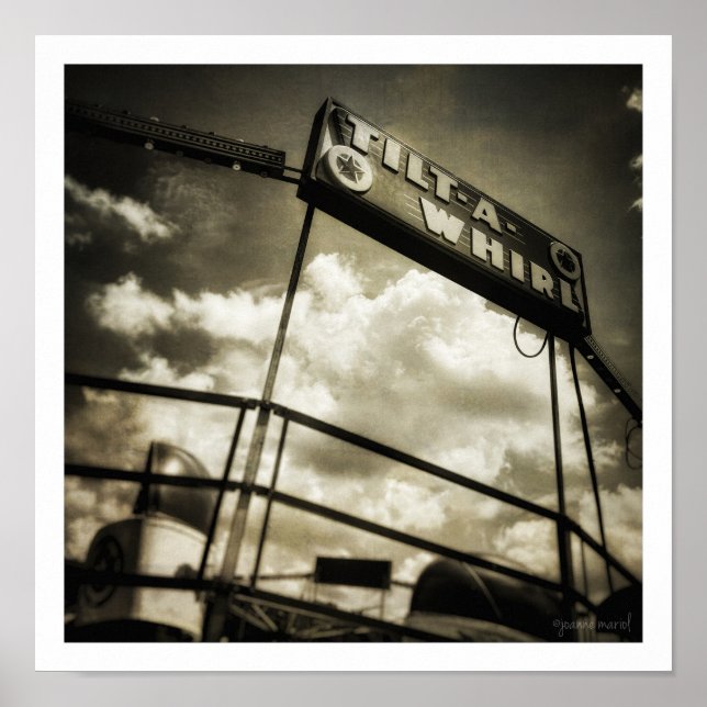 Lutt-a-Whirl Square Poster (Framsidan)