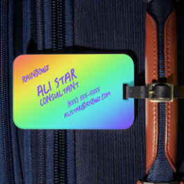 Luttaggar för Bright Rainbow-övertoning Bagagebricka