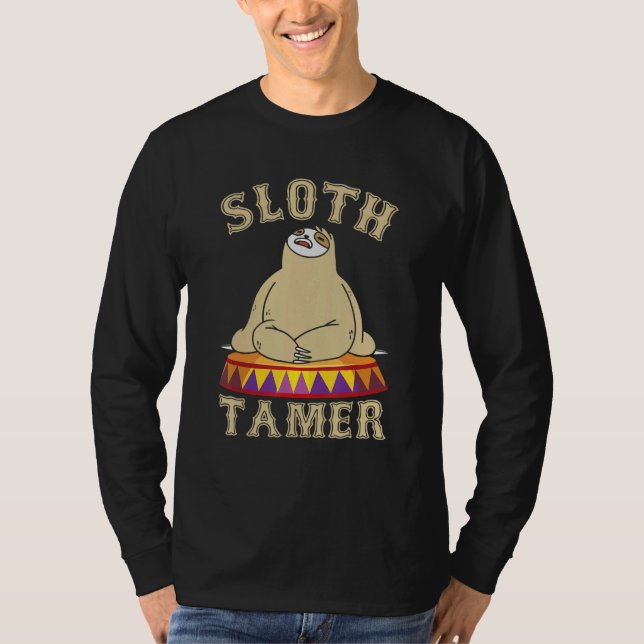 Luttradjurs Tämjare  Cirkus Ringmaster Karneval T Shirt (Framsida)