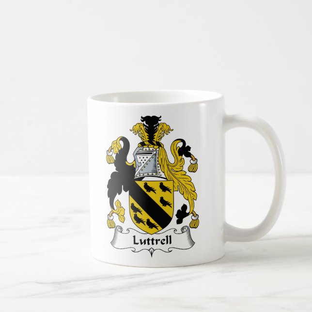 Luttrell familjvapensköld kaffemugg (Höger)