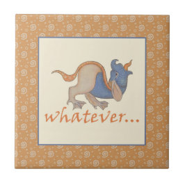 Luttrell Psalter Critter Ceramic Tile Kakelplatta