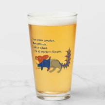 Luttrell Psalter (ekorre) Glas Tumbler