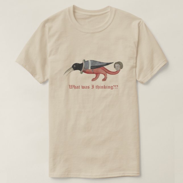 Luttrell Psalter "Magpie" T Shirt (Design framsida)