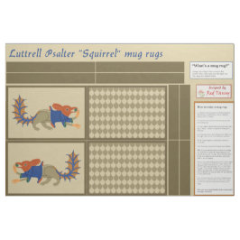 Luttrell Psalter "Squirrel" DIY Mugg Matta Tyg