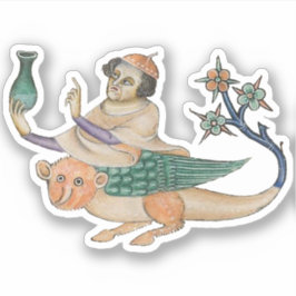 Luttrell Psalter Vinyl Sticker Klistermärken