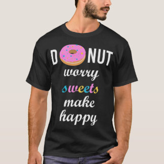 Luut-oroliga sötsaker gör grattis på födelsedagen t shirt