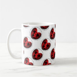Luv-A-Bull American Bulldog Pit Bull Heart Kaffemugg
