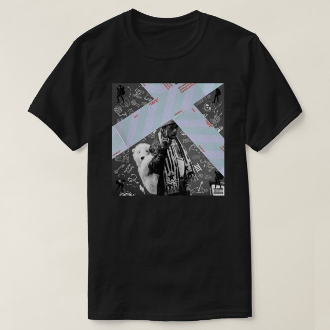 Luv är Rage 2-albumskydd Poster Klassiskt T-Shirt (Design framsida)