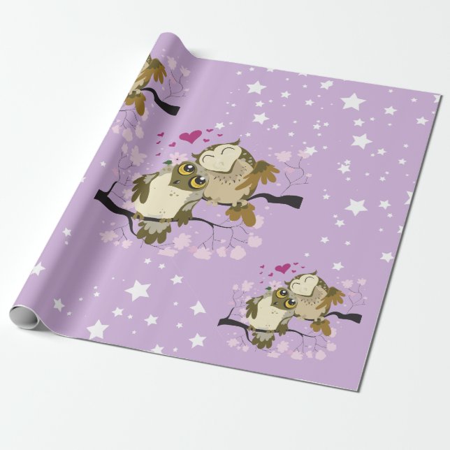 luv burd uggla presentpapper (Utrullad)