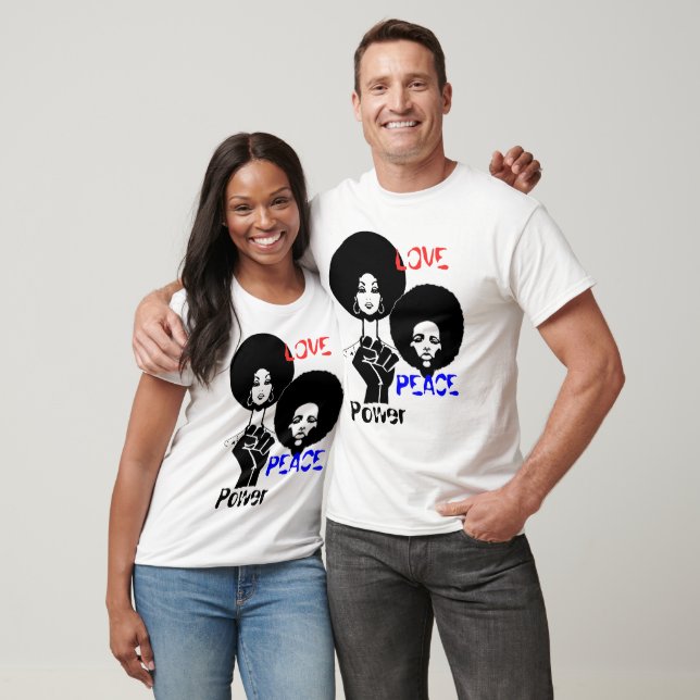 luv-fredsmakt t shirt (Unisex)