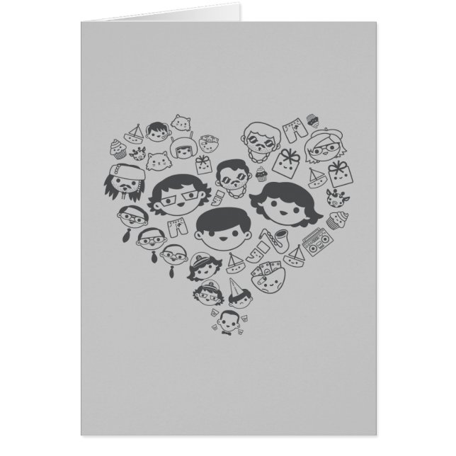 Luv Hälsningskort (Framsidan)