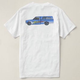Luv Lastbil Garage Flamed Camper-design T Shirt
