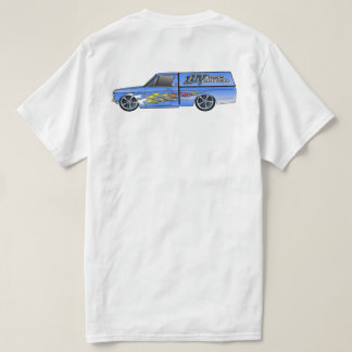 Luv Lastbil Garage Flamed Camper-design T Shirt