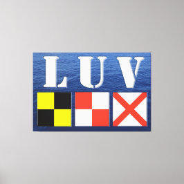 LUV MARINE STIL 40 x 60 Canvastryck