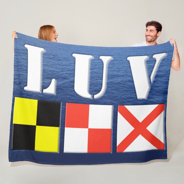 LUV MARINE STIL FLEECEFILT (På plats)