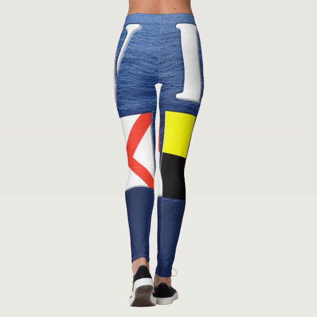 LUV MARINE STIL LEGGINGS (Baksida)