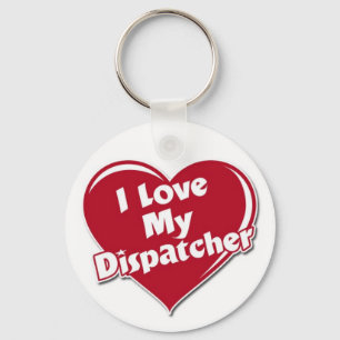 Luv min dispatcherkeychain nyckelring
