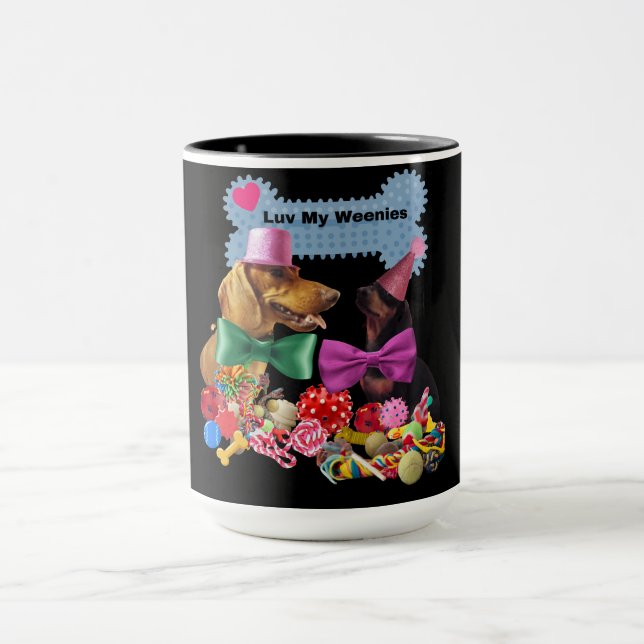 Luv My Weenies Coffee Mugg (Center)